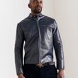 Load image into Gallery viewer, Jett Café Racer Leather Jacket