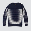 Load image into Gallery viewer, Krenton Breton Sweater Dark Navy