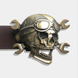 Load image into Gallery viewer, Marvin Skull Bronze Buckle