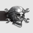 Load image into Gallery viewer, Marvin Skull Gun Metal Buckle