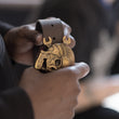 Load image into Gallery viewer, Marvin Skull Bronze Buckle