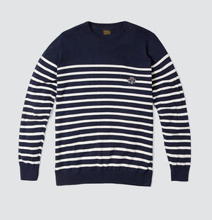 Krenton Breton Sweater Dark Navy