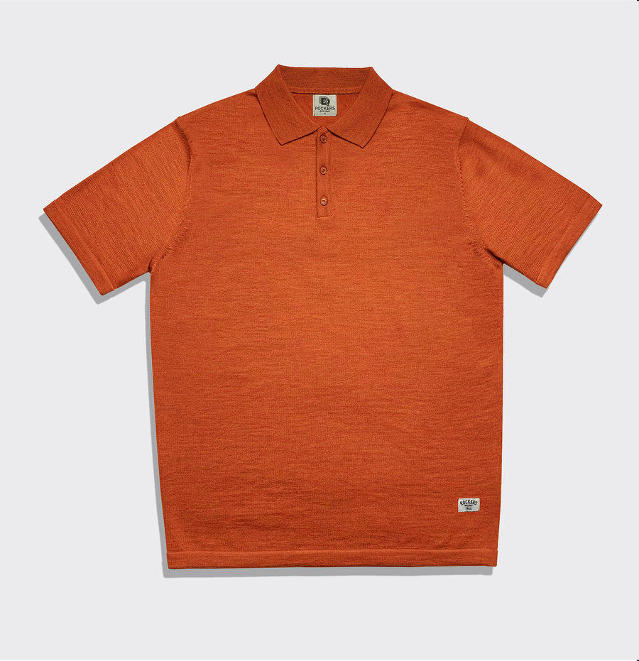 Copy of Kolten Polo Shirt Burnt Orange